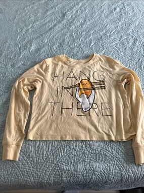 Light yellow Long Sleeve Crew Tee